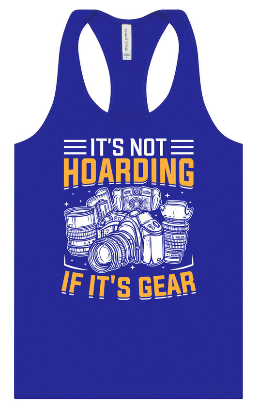 Photography Not Hoarding, It's Gear Women's Racerback Tank