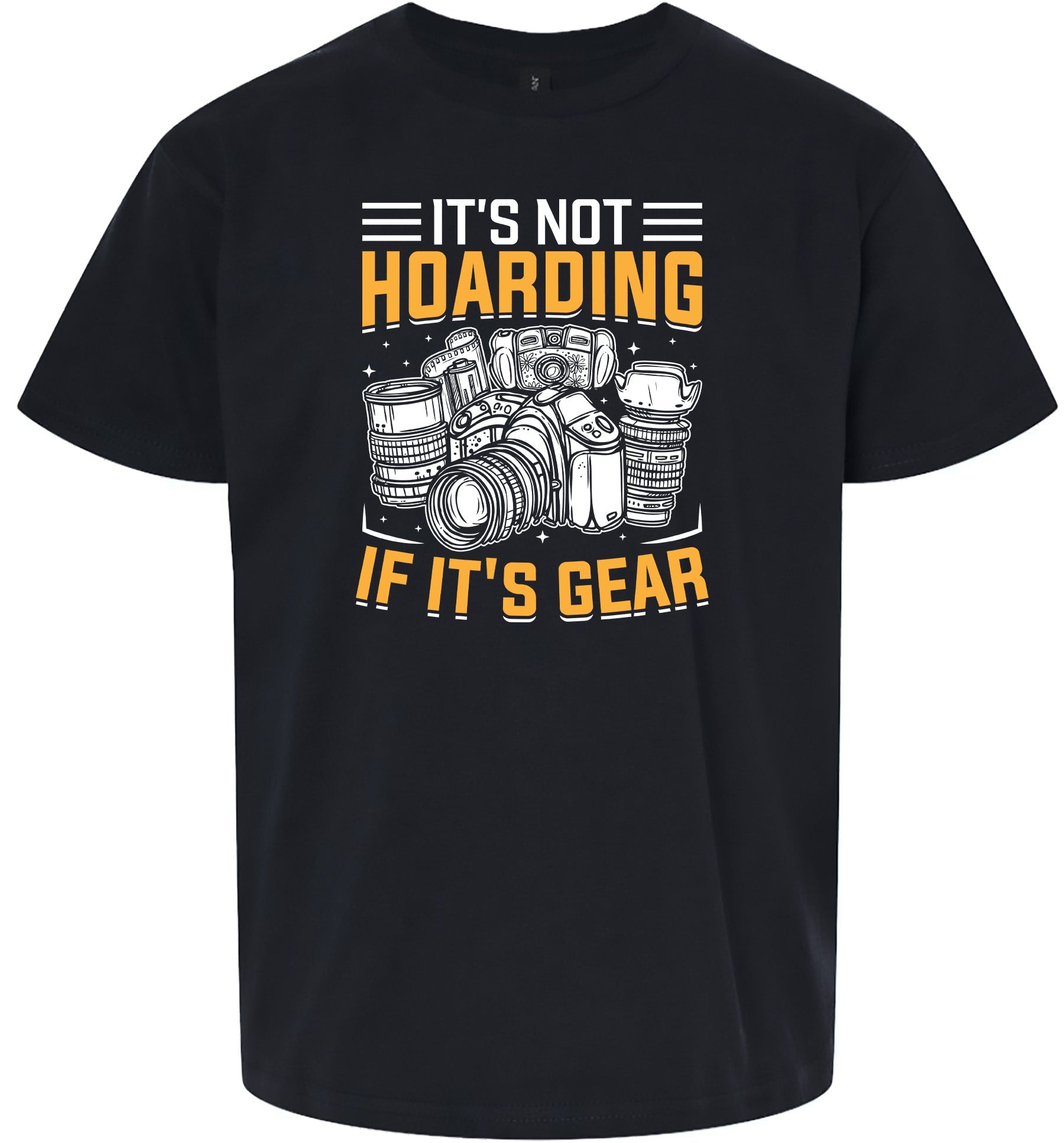 Photography Not Hoarding, It's Gear Children's Gildan Soft Shirt