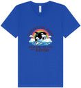 Load image into Gallery viewer, Side Quest Brought By ADHD Unisex V-Neck Shirt
