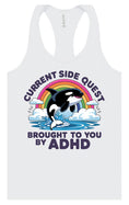 Load image into Gallery viewer, Side Quest Brought By ADHD Women's Racerback Tank
