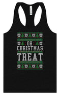 Load image into Gallery viewer, Sweater Style Oh Christmas Treat Women's Racerback Tank
