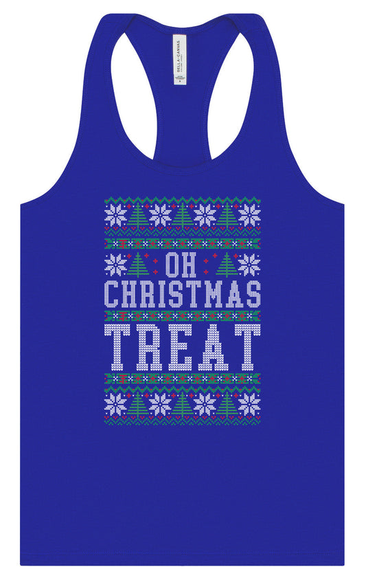 Sweater Style Oh Christmas Treat Women's Racerback Tank