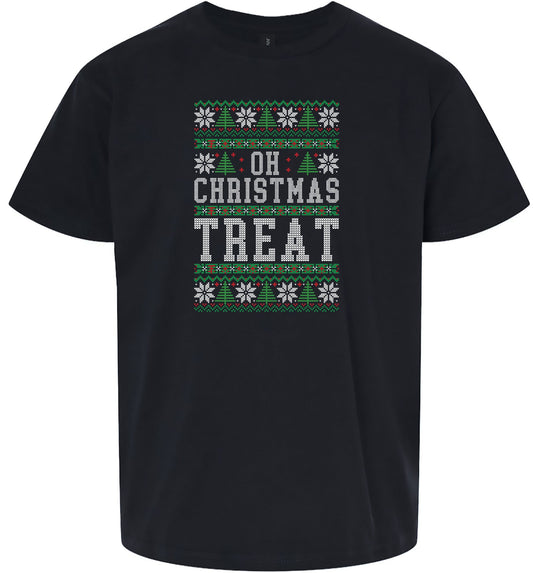 Sweater Style Oh Christmas Treat Children's Gildan Soft Shirt