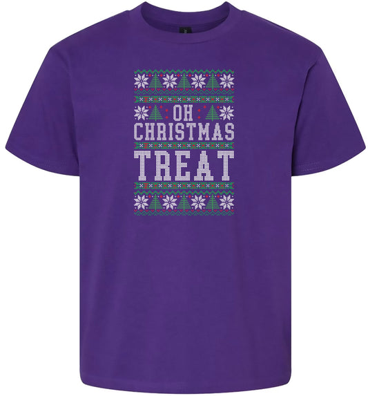 Sweater Style Oh Christmas Treat Children's Gildan Soft Shirt