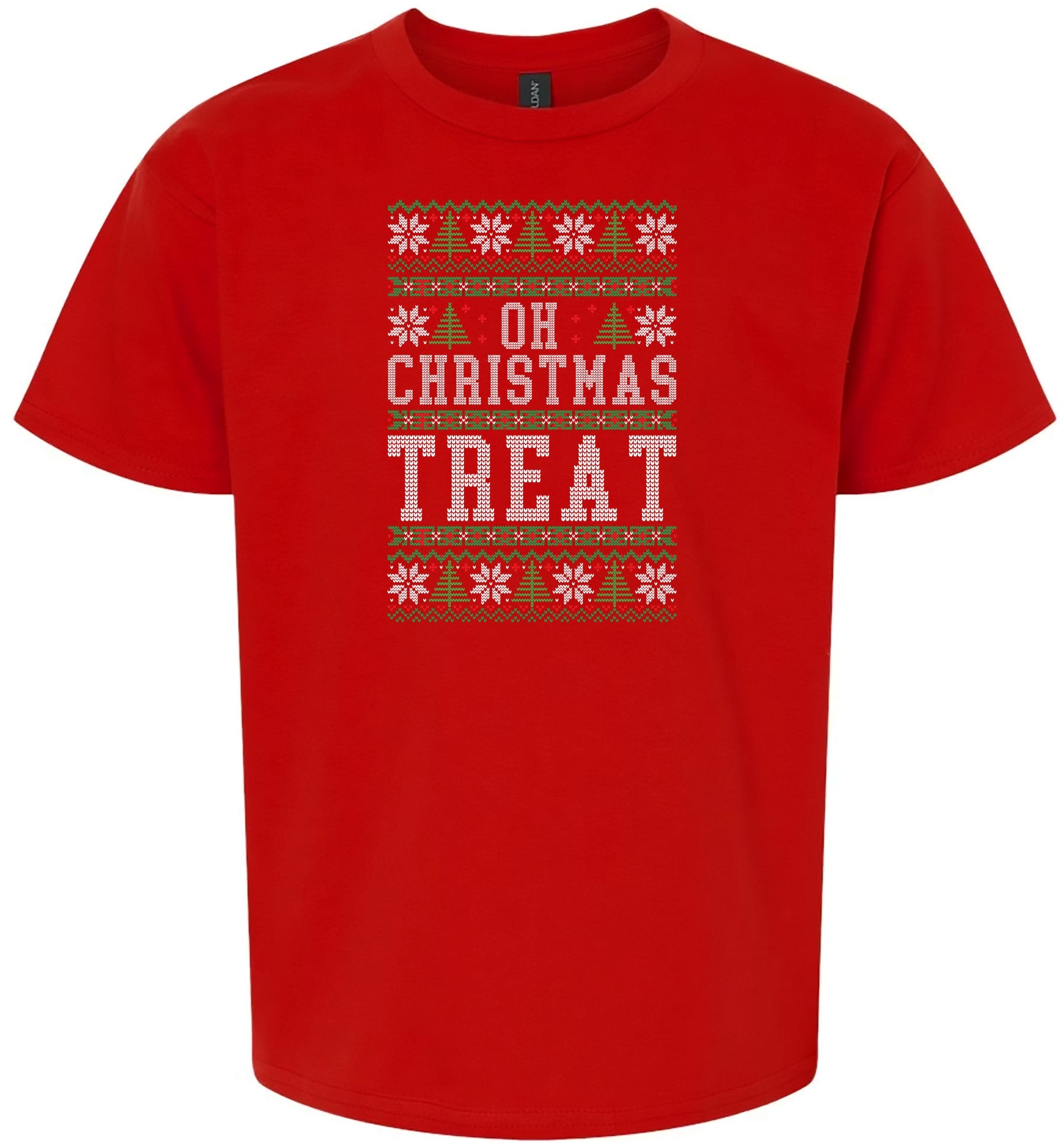 Sweater Style Oh Christmas Treat Children's Gildan Soft Shirt