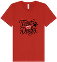 Load image into Gallery viewer, Treat Dealer Unisex V-Neck Shirt
