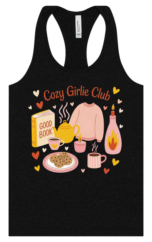 Cozy Girlie Club Women's Racerback Tank