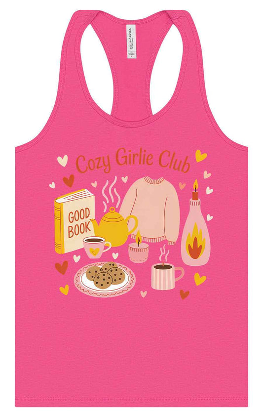 Cozy Girlie Club Women's Racerback Tank