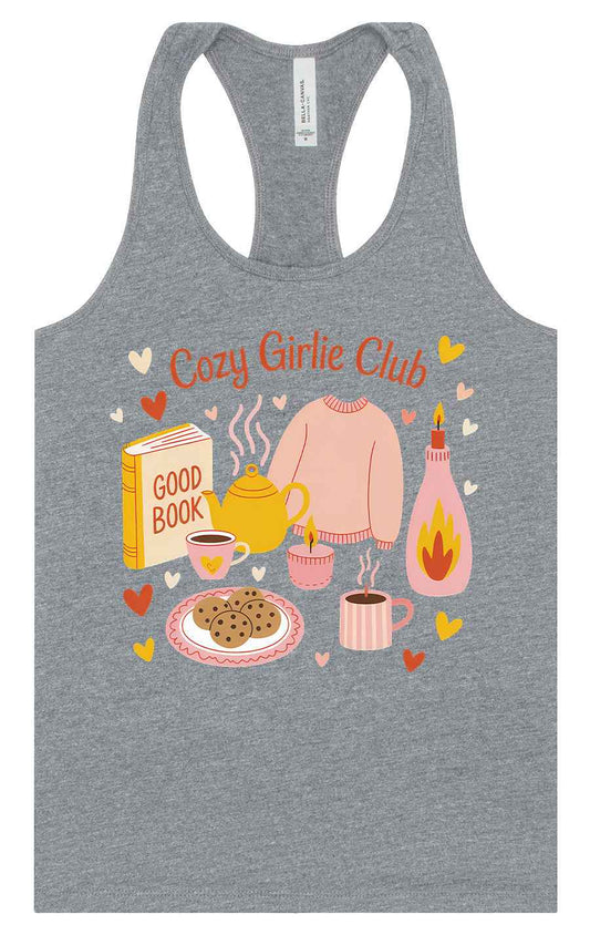 Cozy Girlie Club Women's Racerback Tank