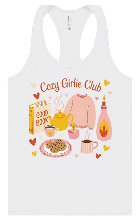 Cozy Girlie Club Women's Racerback Tank