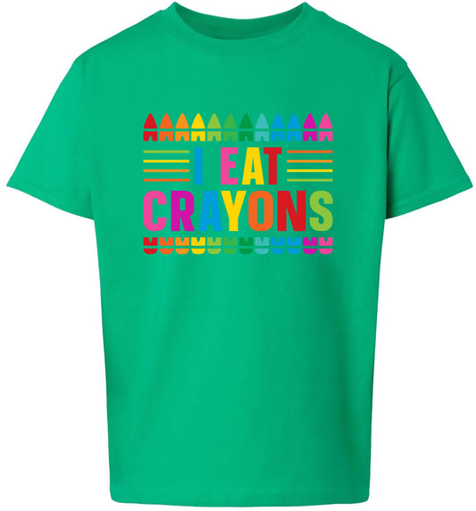 I Eat Crayons Children's Gildan Soft Shirt