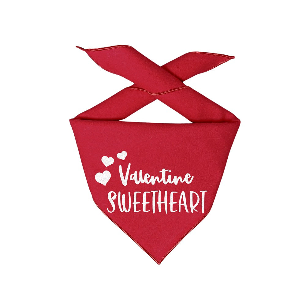 Valentine Bandana | Valentines Day Bandana | Valentine Dog Bandana | Valentine Sweetheart Red - Southlake Paws