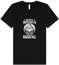 Load image into Gallery viewer, An Old Man with a Bowling Ball Unisex V-Neck Shirt
