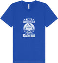 Load image into Gallery viewer, An Old Man with a Bowling Ball Unisex V-Neck Shirt
