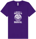Load image into Gallery viewer, An Old Man with a Bowling Ball Unisex V-Neck Shirt
