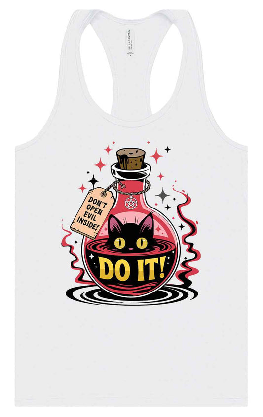 Black Cat Says Do It Women's Racerback Tank