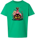 Load image into Gallery viewer, Black Cat Says Do It Children's Gildan Soft Shirt
