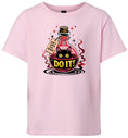 Load image into Gallery viewer, Black Cat Says Do It Children's Gildan Soft Shirt
