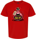 Load image into Gallery viewer, Black Cat Says Do It Children's Gildan Soft Shirt
