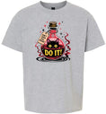 Load image into Gallery viewer, Black Cat Says Do It Children's Gildan Soft Shirt
