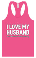 Load image into Gallery viewer, Love My Husband But Wanna Square Up Women's Racerback Tank
