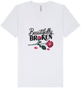 Load image into Gallery viewer, Beautifully Broken Unisex V-Neck Shirt
