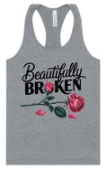 Load image into Gallery viewer, Beautifully Broken Women's Racerback Tank
