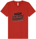 Load image into Gallery viewer, High Functioning Introvert Unisex V-Neck Shirt
