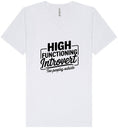 Load image into Gallery viewer, High Functioning Introvert Unisex V-Neck Shirt
