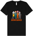 Load image into Gallery viewer, Golden Ghouls Unisex V-Neck Shirt
