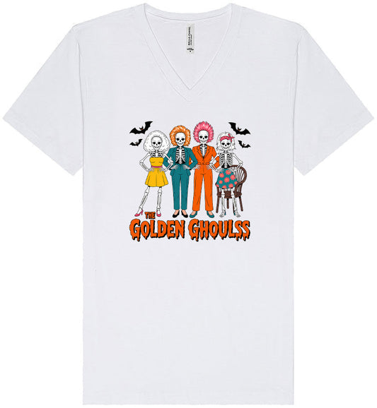 Golden Ghouls Unisex V-Neck Shirt