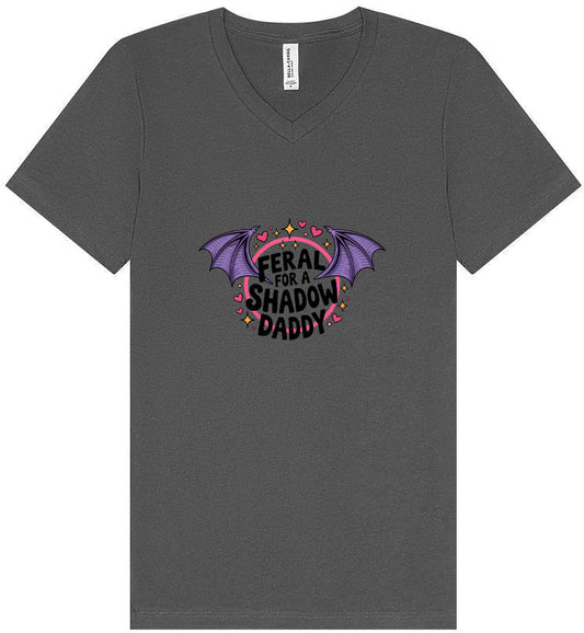 Feral for a Shadow Daddy Unisex V-Neck Shirt