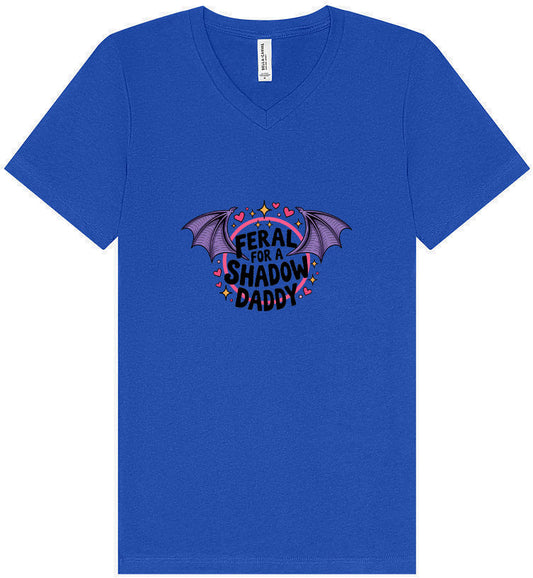 Feral for a Shadow Daddy Unisex V-Neck Shirt