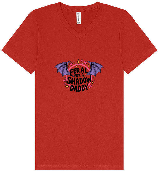 Feral for a Shadow Daddy Unisex V-Neck Shirt