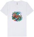 Load image into Gallery viewer, Sea Turtle in the Waves Unisex V-Neck Shirt
