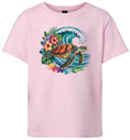 Load image into Gallery viewer, Sea Turtle in the Waves Children's Gildan Soft Shirt
