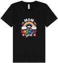 Load image into Gallery viewer, Mom of the Birthday Girl Unisex V-Neck Shirt
