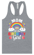 Load image into Gallery viewer, Mom of the Birthday Girl Women's Racerback Tank
