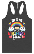 Load image into Gallery viewer, Mom of the Birthday Girl Women's Racerback Tank
