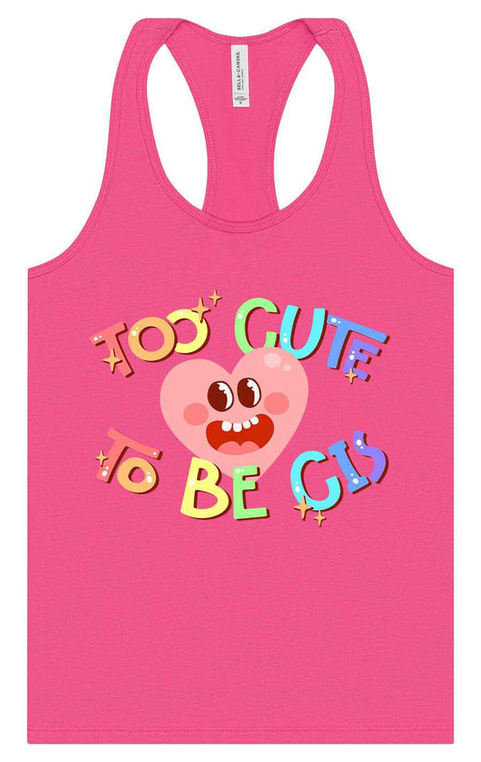 Too Cute to Be CIS Women's Racerback Tank