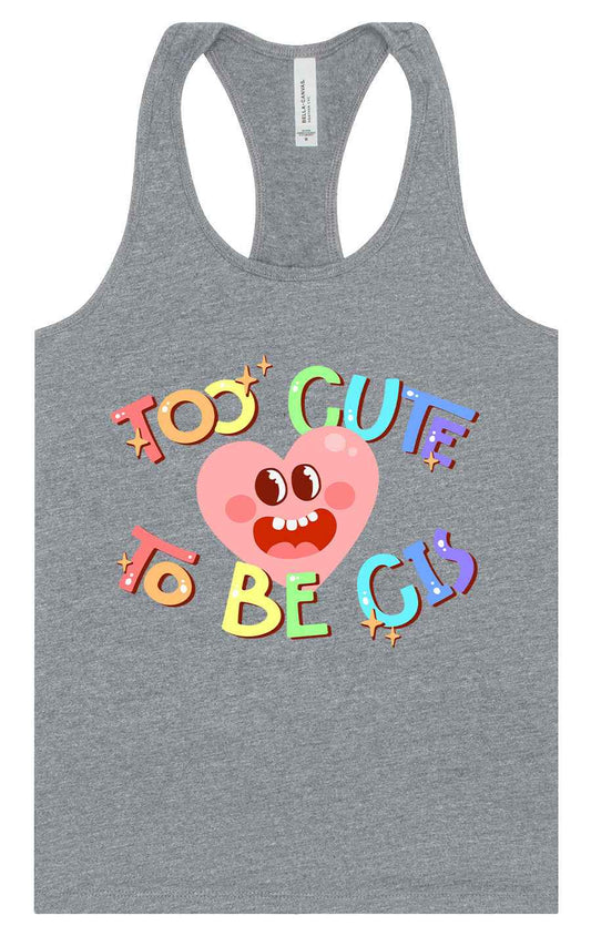 Too Cute to Be CIS Women's Racerback Tank