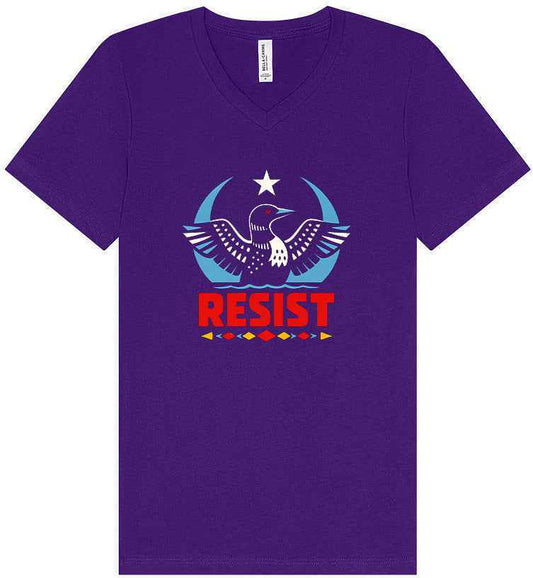 Resist Unisex V-Neck Shirt