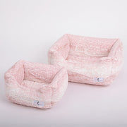 Cashmere Dog Bed Pink Fawn