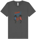 Load image into Gallery viewer, Stars, Stripes, and Women's Rights Unisex V-Neck Shirt
