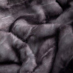 Faux Fur Dog Throw Platinum