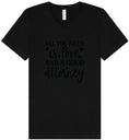 Load image into Gallery viewer, Love and a Good Attorney Unisex V-Neck Shirt
