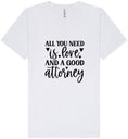 Load image into Gallery viewer, Love and a Good Attorney Unisex V-Neck Shirt
