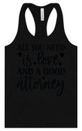 Load image into Gallery viewer, Love and a Good Attorney Women's Racerback Tank
