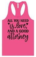Load image into Gallery viewer, Love and a Good Attorney Women's Racerback Tank
