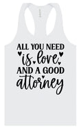 Load image into Gallery viewer, Love and a Good Attorney Women's Racerback Tank
